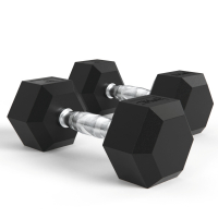 Гантели DFC гексаг. обрезиненная пара DB001-25 кг